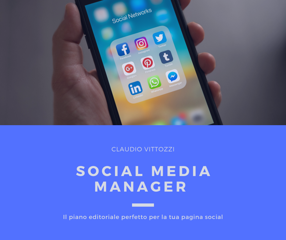 Social media manager Claudio Vittozzi